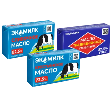 Масло сливочное ЭКОМИЛК