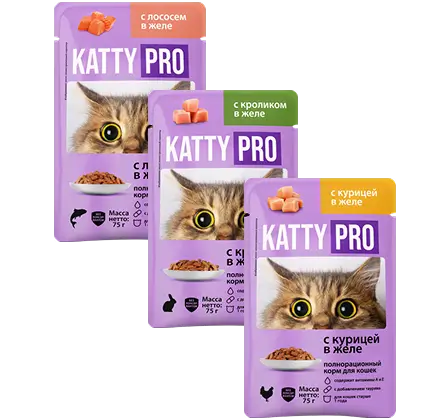 Корм для кошек Katty PRO*